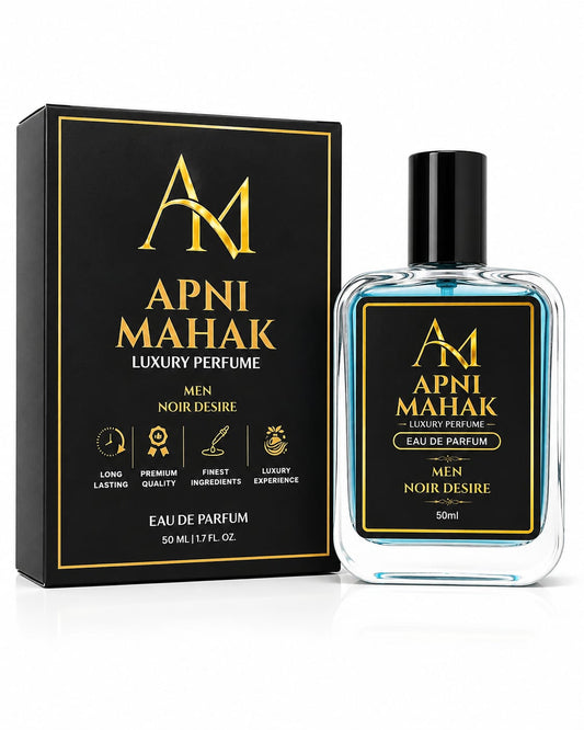 Apni Mahak Noir Desire Eau De Parfum for Men Long Lasting Luxury Perfume 50ml