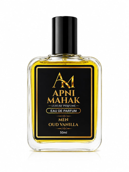 Apni Mahak Oud Vanilla Eau de Parfum for Men 50ml Luxury Long-Lasting Perfume